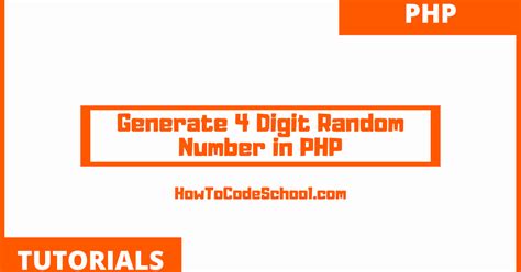 php random 4 digit number